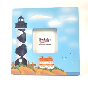 Berkely Designs Lighthouse 2.5" x 2.5" Picture frame Entire Frame 7"x7"